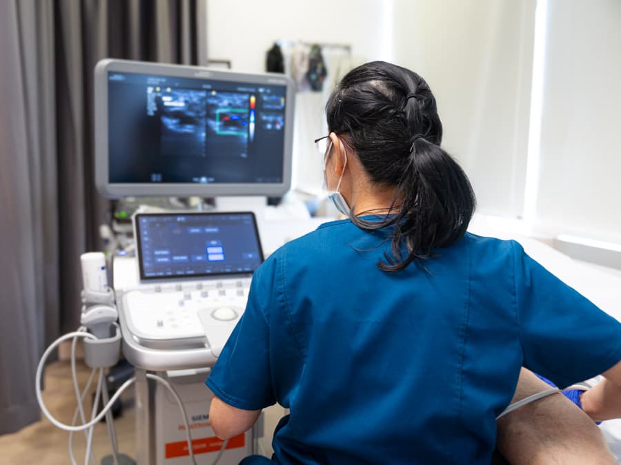 Ultrasound at VEC Group clinic